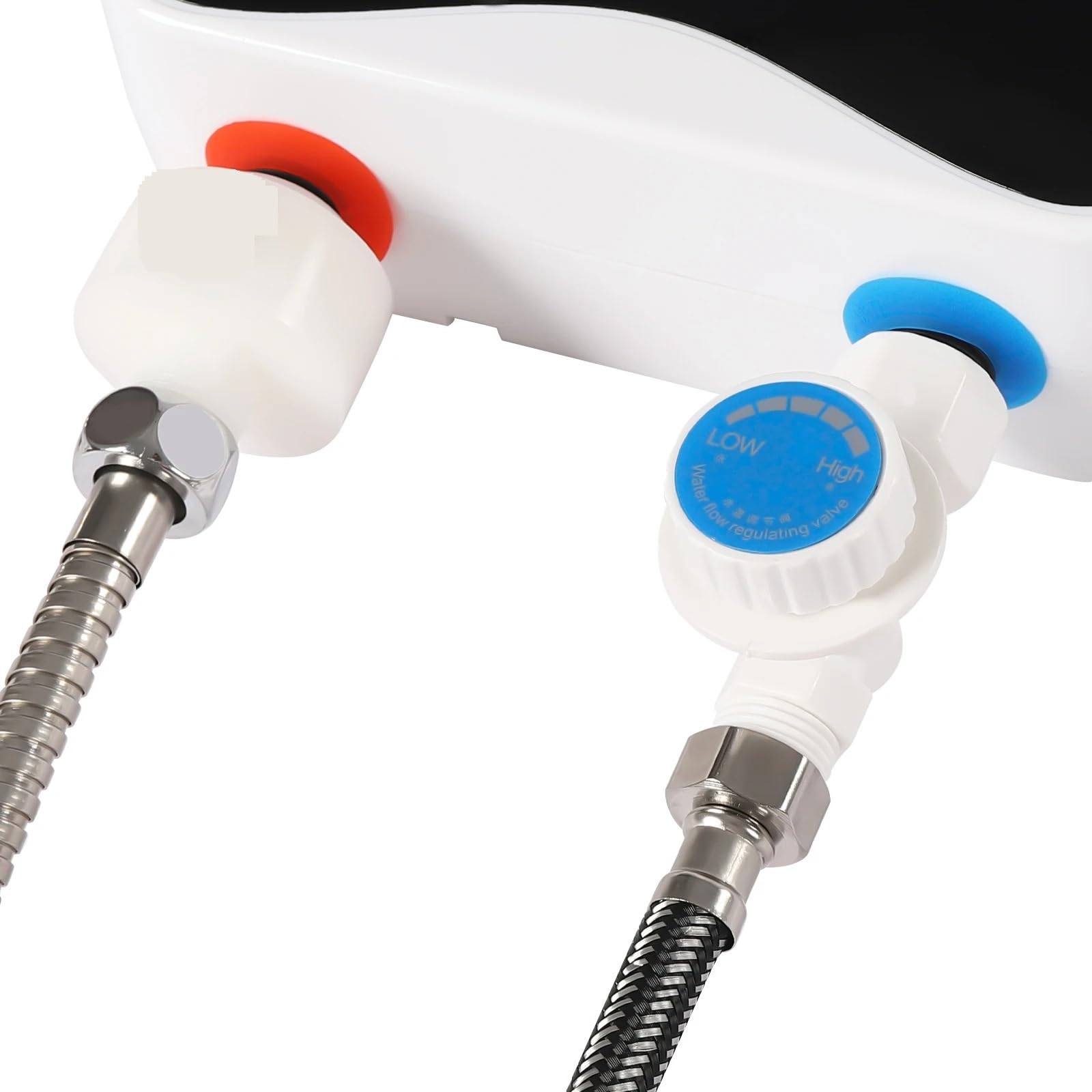Podgrzewacz Ciepłej Wody 5500W Natychmiastowy Termostat Bezzbiornikowy Nagrzewnica Indukcyjna Z Wyświetlaczem LED Smart Touch Grzejniki Elektryczne Prysznic Kompaktowy i trwały