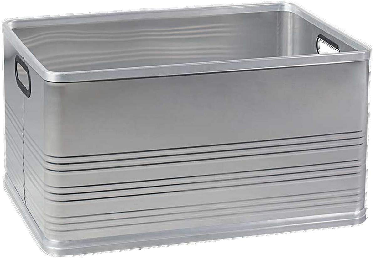 Aluminiowa skrzynka transportowa, 79 litrów, dł. x szer. x wys. 620 x 440 x 330 mm