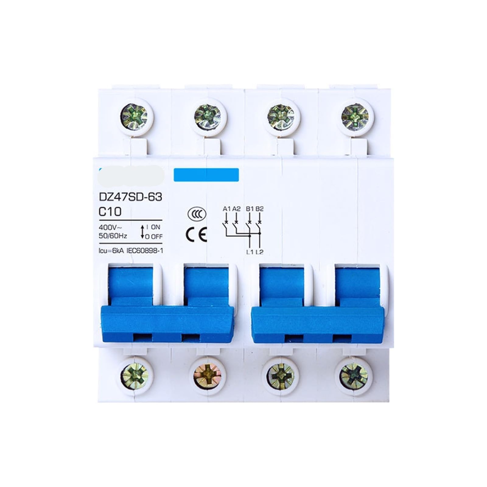 Disjoncteur de verrouillage DZ47SD interrupteur solaire 3P+3P