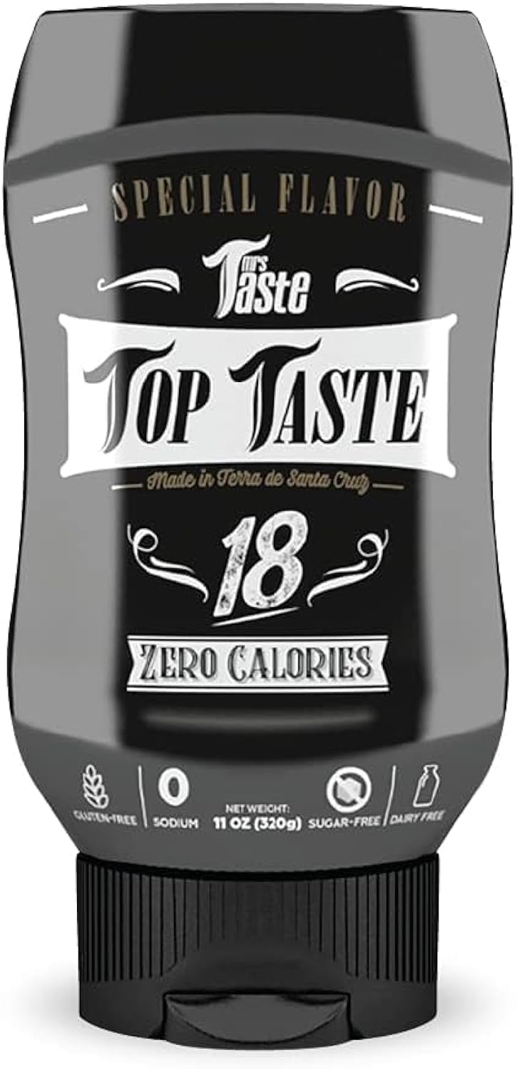 Mrs Taste Sugar Free Mustard, Zero Calories, Zero Sugar, High Fiber, Keto Friendly, Paleo Friendly, Condiments and Sauces (11 oz, Top Taste)