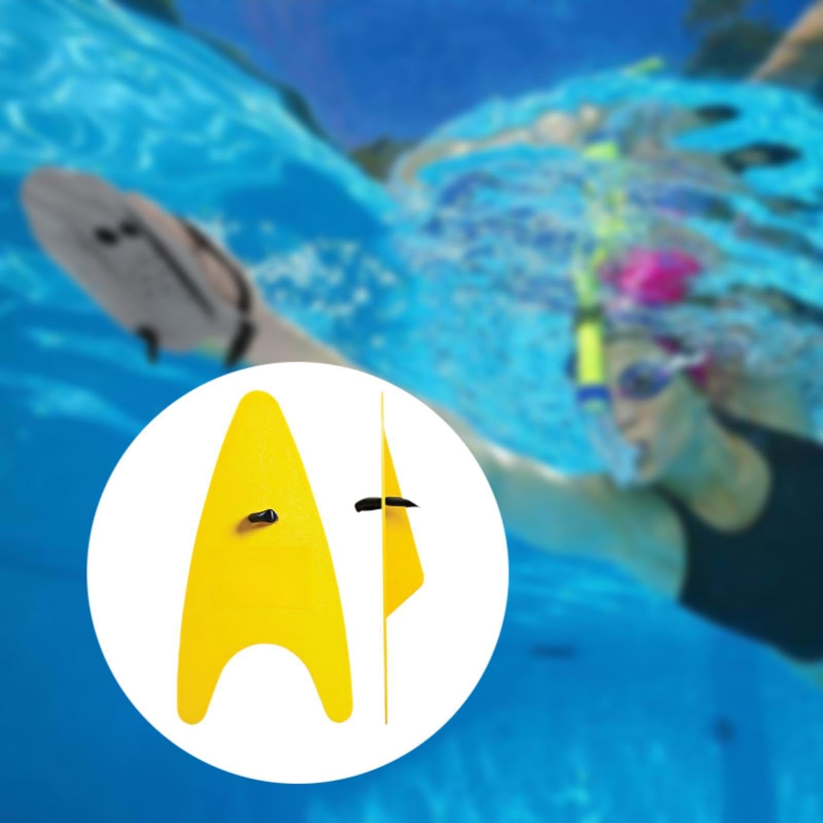 1 Paar Schwimmhandgriffe für Schwimmtraining, PC Material, Innovatives Design, Reduziert Reibung, Geeignet für Zwei Personen
