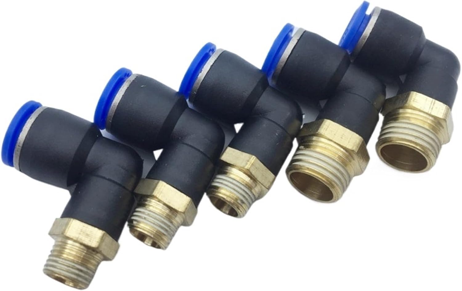 5PC Pneumatic fitting PL4-M5 PL63-M5 PL4-M6 PL6-M6 PL4-01 PL6-01 PL4-02 PL6-02 Straight push in connectors air tube joint coupler(PL6-01)