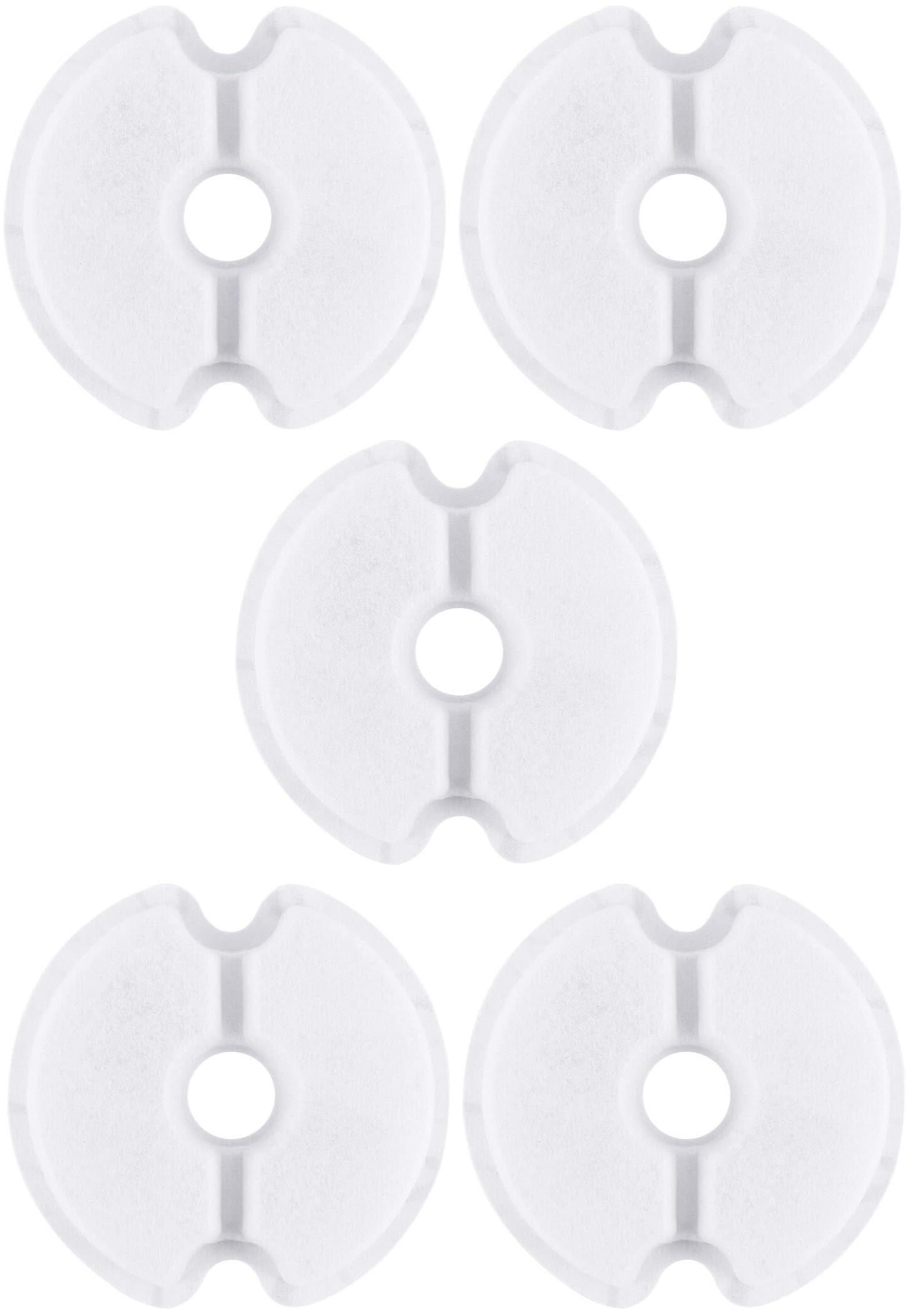 cyclingcolors 5x filtro fontanella per gatti spugna schiuma acqua fontana, rotondo 104mm