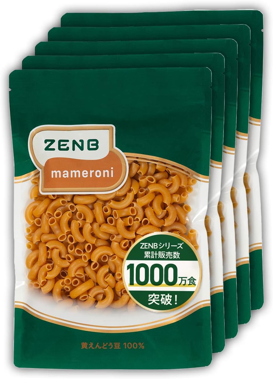 Amazon.co.jp ZENB Macaroni Pasta 8.8 oz (250 g) x 5 Bags (Sugar