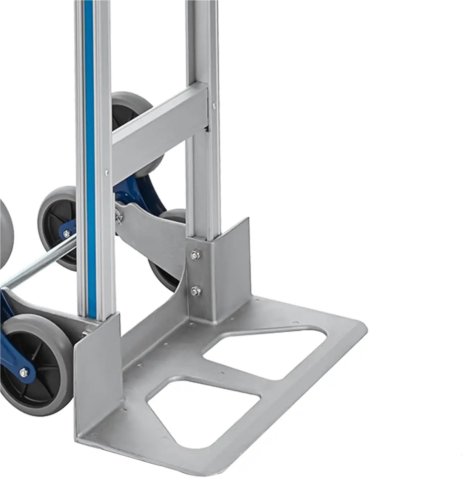 Trolleys Chariots de manutention Le grimpeur d'escalier Camion Main camionne Le Camion d'escalade d'escalier 550 Livres Chariot en Aluminium Chariot 60 Pouces