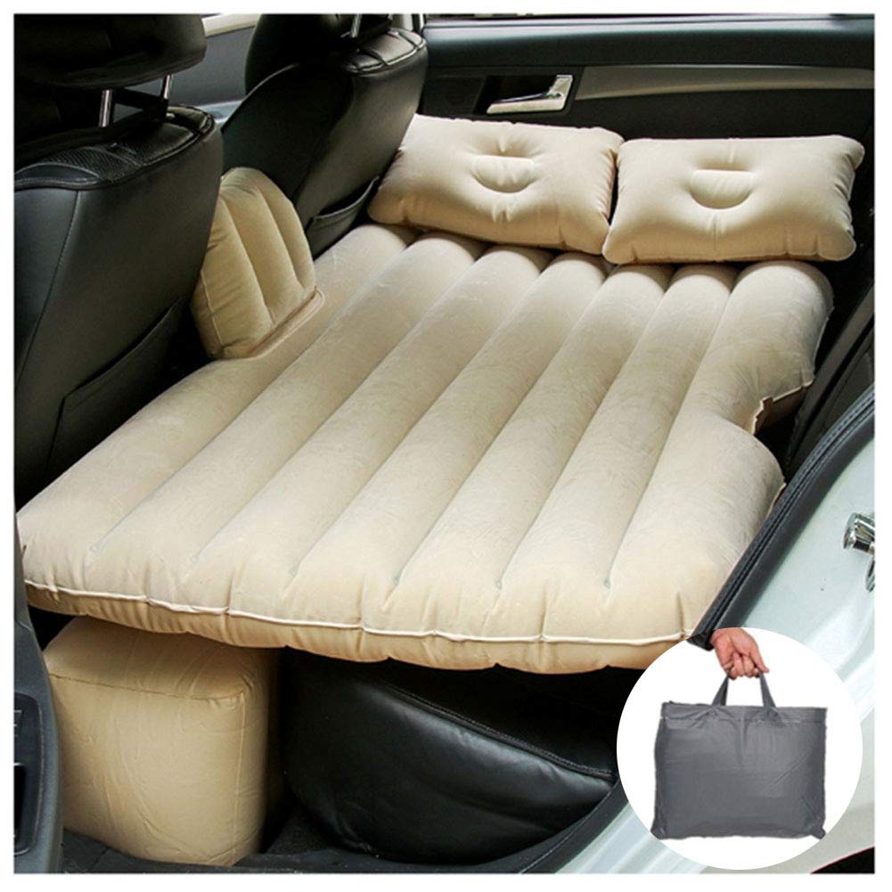 Matelas de lit travel air de voiture ELQ lit gonflable pour camping et road trip