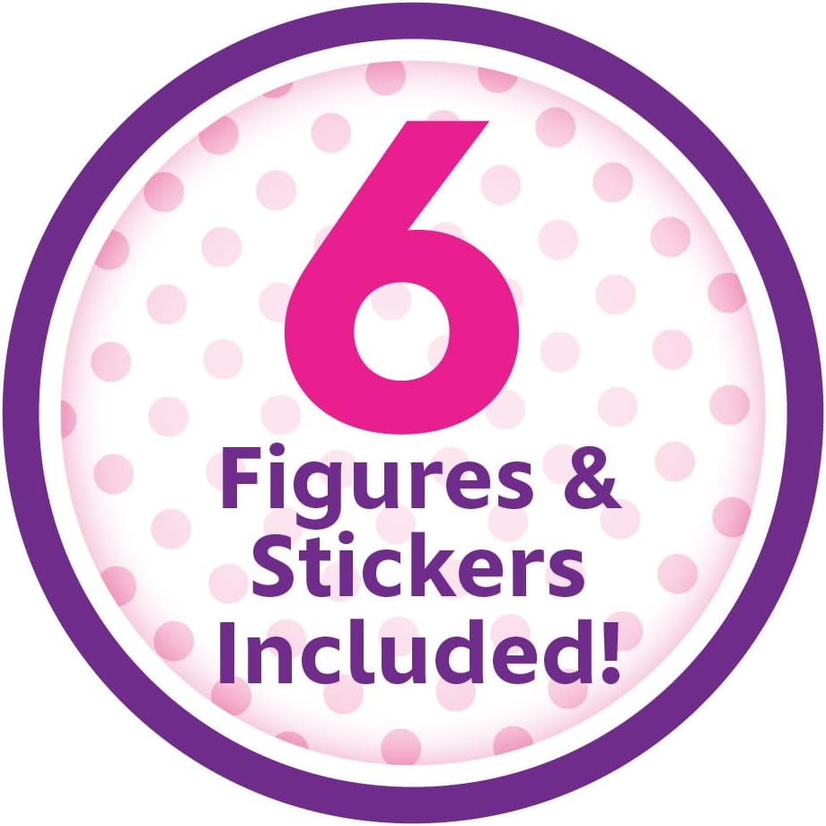Disney Junior Minnie Mouse 6-Pack Surprise Eggs, Includes Characters and Stickers, Gifts and Basket Stuffers, Officially Licensed Kids Toys for Ages 3 Up, Gifts and Presents by Just Play