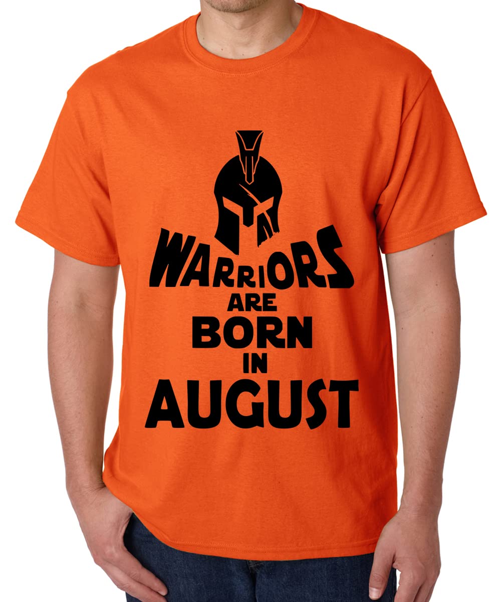 caseria Men's Cotton Printed T-Shirt -Warriors Born in August | 100% Cotton | Half Sleeves | Regular Fit | Printed | Round Neck | Graphic T Shirt-picture-15