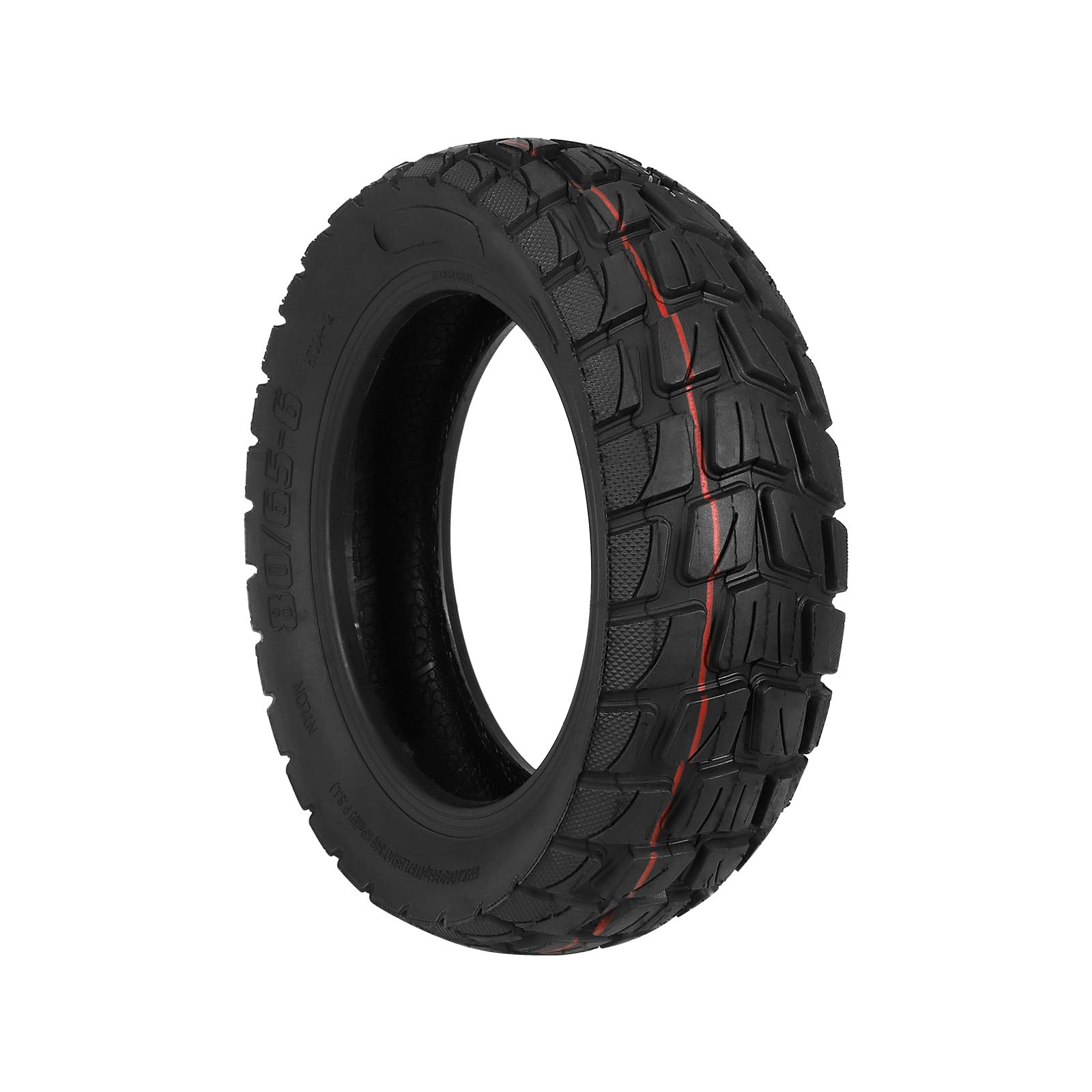 Pneu tout-terrain 80/65-6 pour Kukirin G2 Max, Kukirin G3 Pro, Kugoo M4/M4 Pro, Zero10X, Dualtron Trottinette électrique 10 x 3 255 x 80 Roues avant et arrière épaissies (1 pièce)