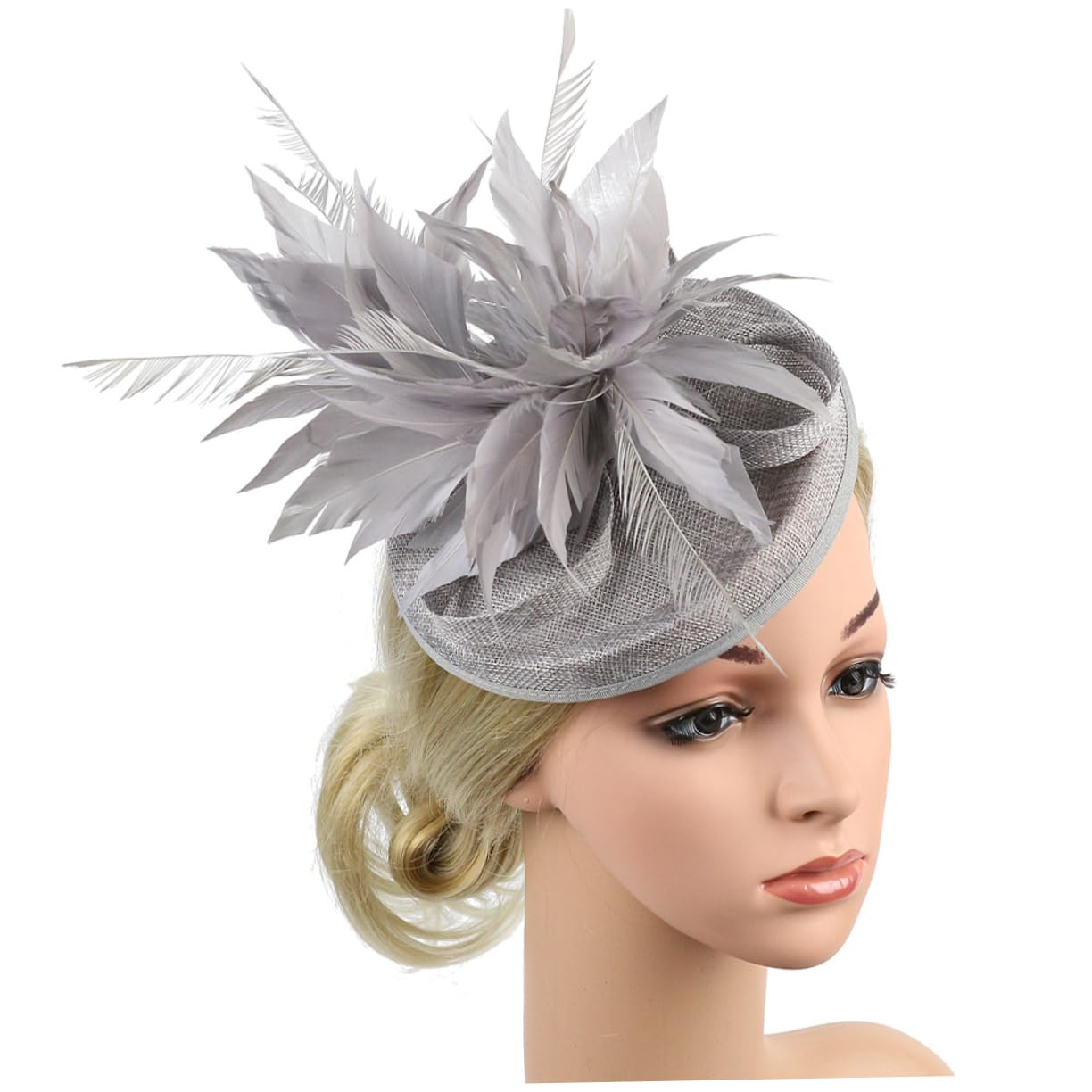 SOIMISS 4piezas Sombrero Fascinador Elegante Pluma Para Mujeres Para Fiestas De Té y Cócteles Accesorio De Moda Para Eventos Formales y Bodas