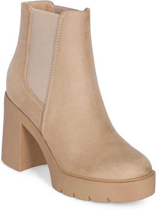 STYLISH DIVINE Womens Platform Chelsea