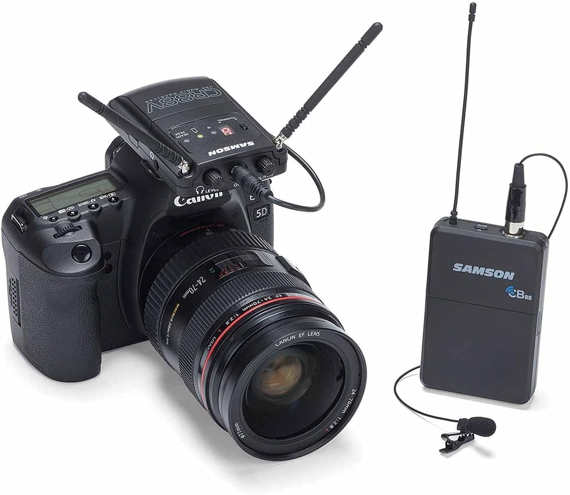 Samson Concert 88 Camera Wireless Lavalier System (D Band)