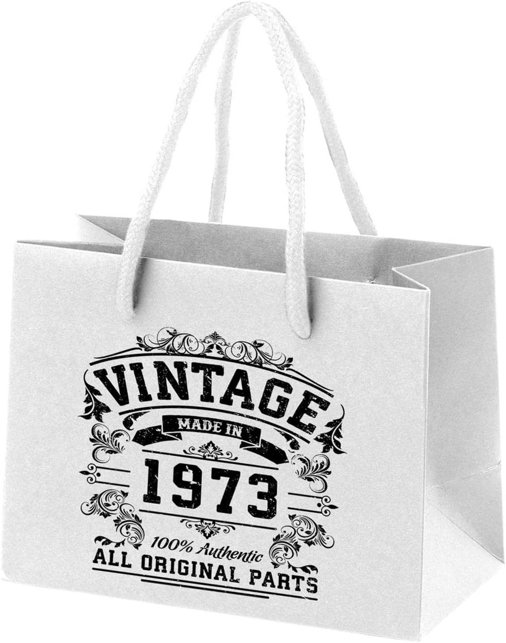 Bang Tidy Clothing 50th Birthday Gift Bags White Paper