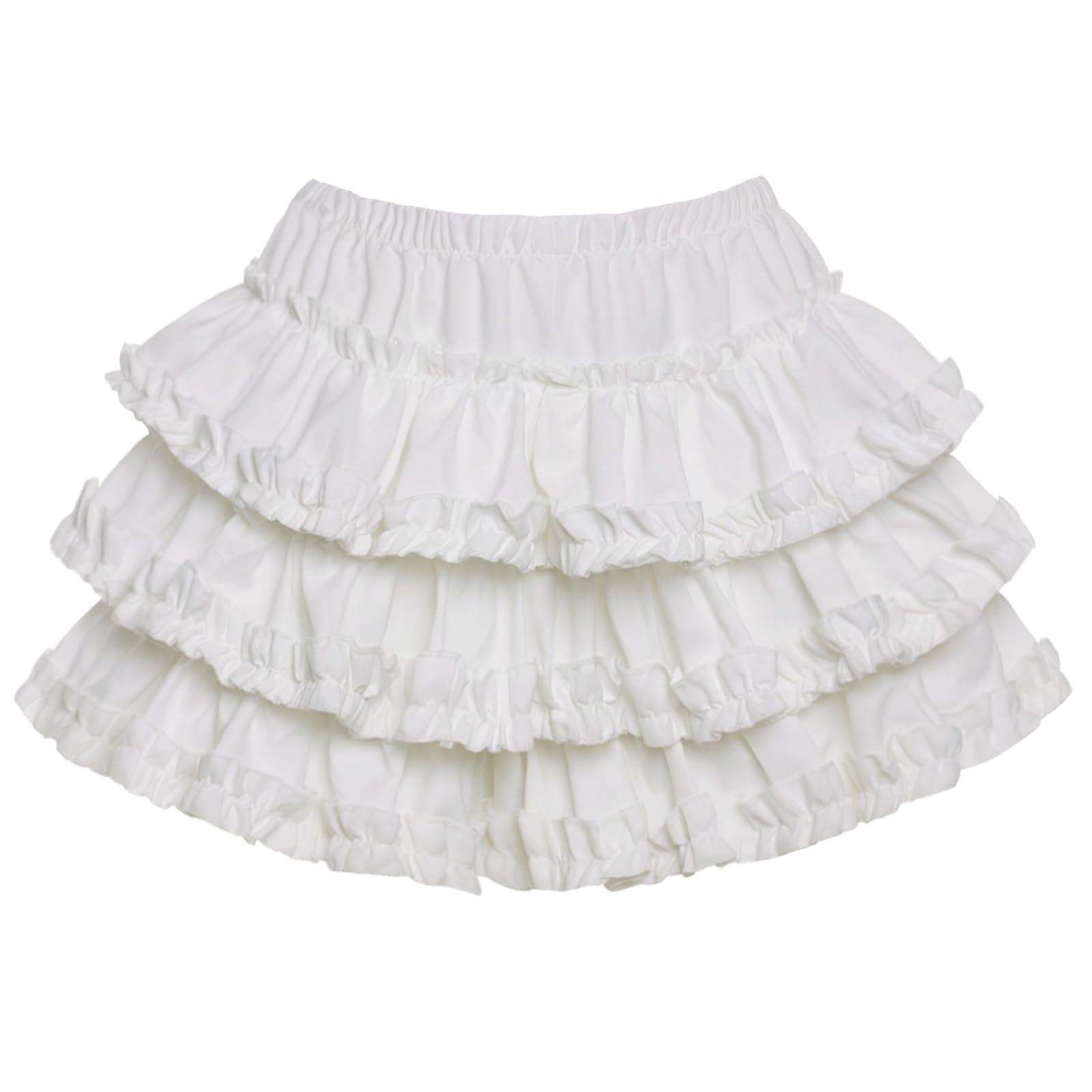 Vibsion Womens Lolita Bloomers Retro Embossed Ruffles Pumpkin Pants Bottom Shorts