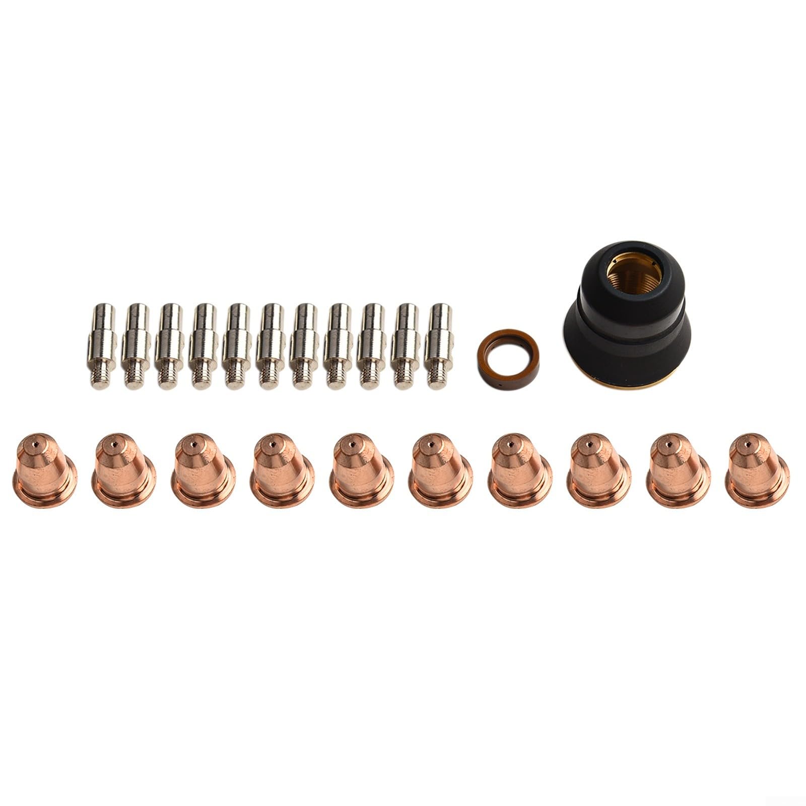 Lot de 22 brûleurs plasma pour S45 CUT55 PT-40 PT-60 pour ipt-60, électrodes et buses 0,9 mm, accessoires en métal
