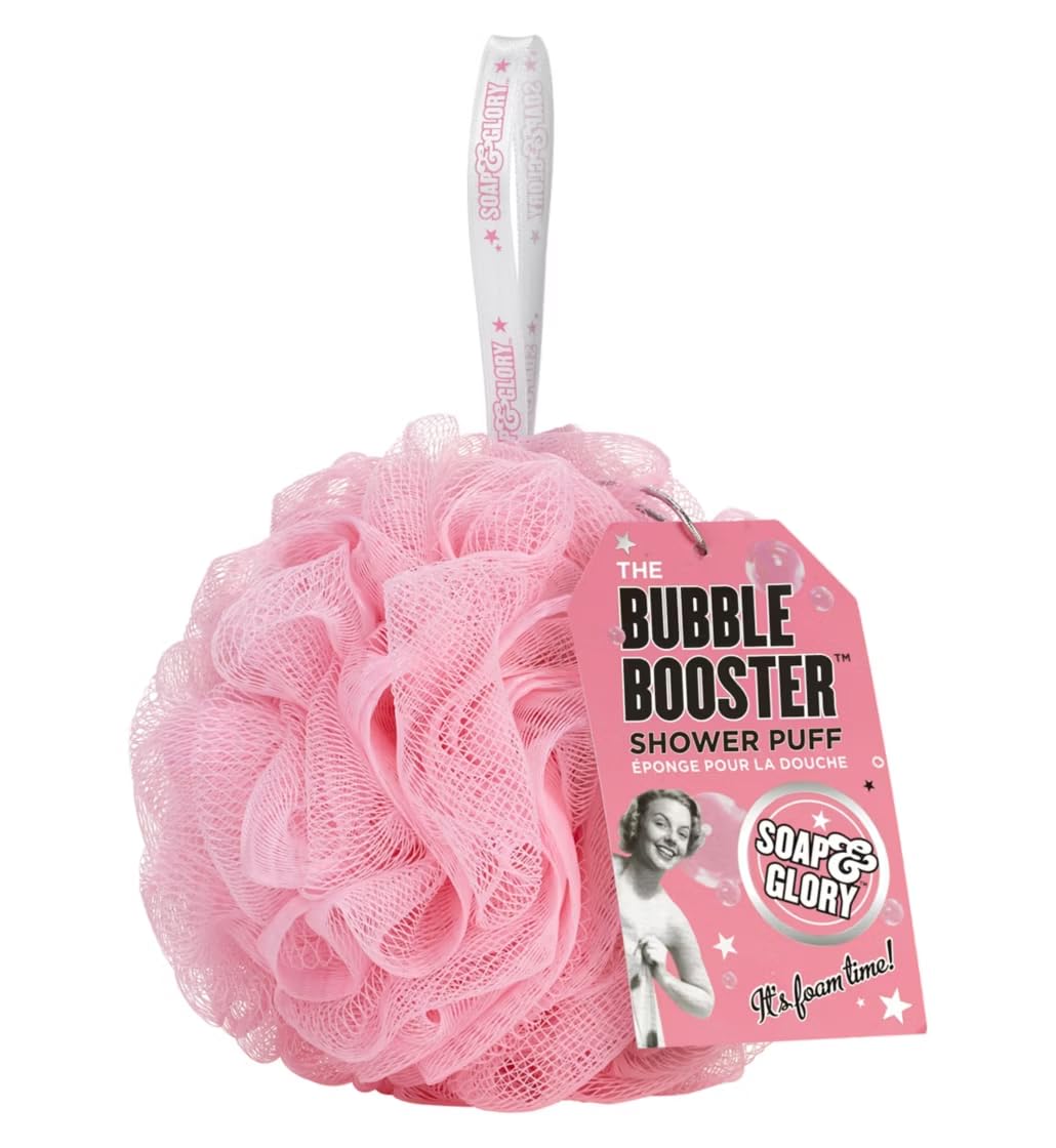 Soap & Glory Shower Puff, Pink