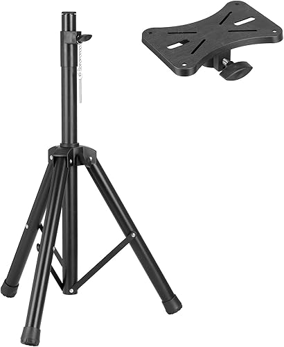 MECCANIXITY Soportes para altavoces PA, altura ajustable de 28 a 55 pulgadas, soportes universales para altavoces de trípode