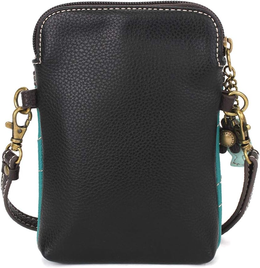 CHALA Bird Collection Cell Phone Crossbody Purse-Women PU Leather/Canvas Multicolor Handbag with Adjustable Strap - Image 5