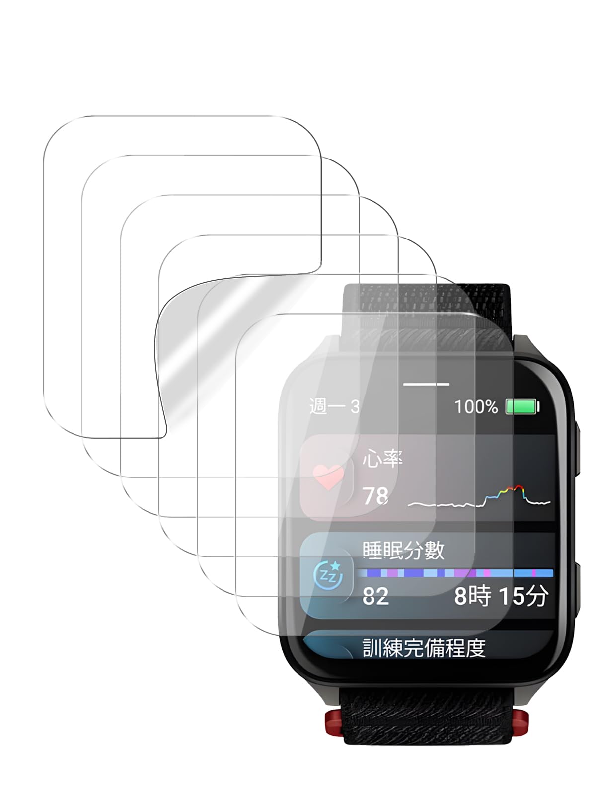 Photo 1 of [6 Pack] for Garmin Venu X1 Smartwatch Screen Protector,BodyArmor Anti-Bubble Military-Grade Clear TPU Film,Case Friendly.