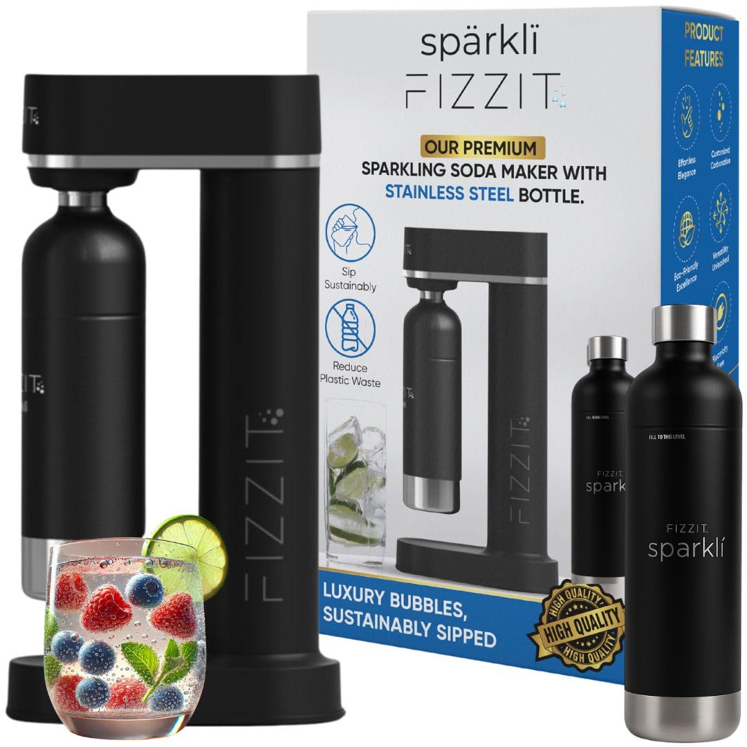 Fizzit Sp&auml;rkl&iuml; Carbonated Water Soda Maker