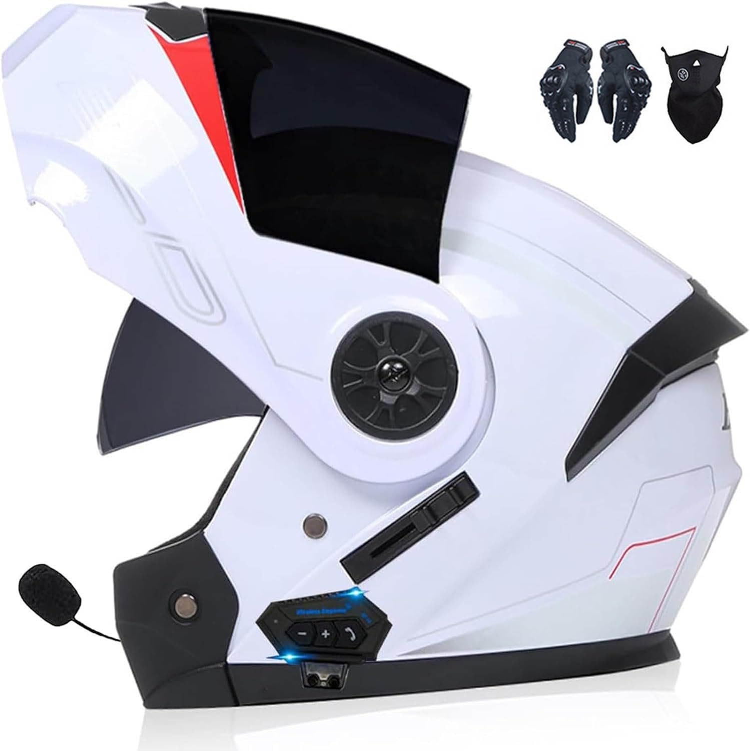 Casque de moto modulable avec Bluetooth pour rouler sans bruit - 8