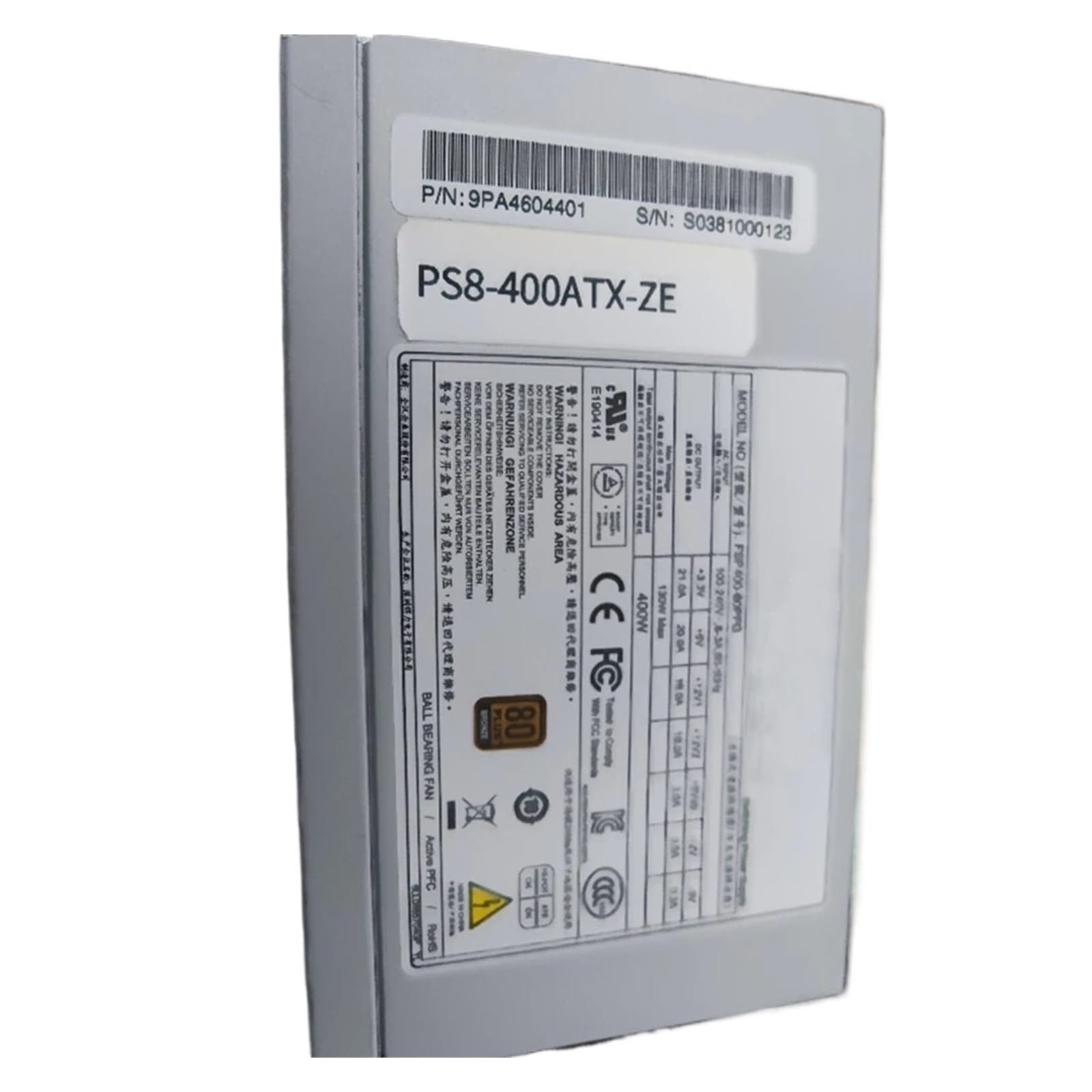 Elznsqqk One Color Power Supply 400W Ps8-400Atx-Ze