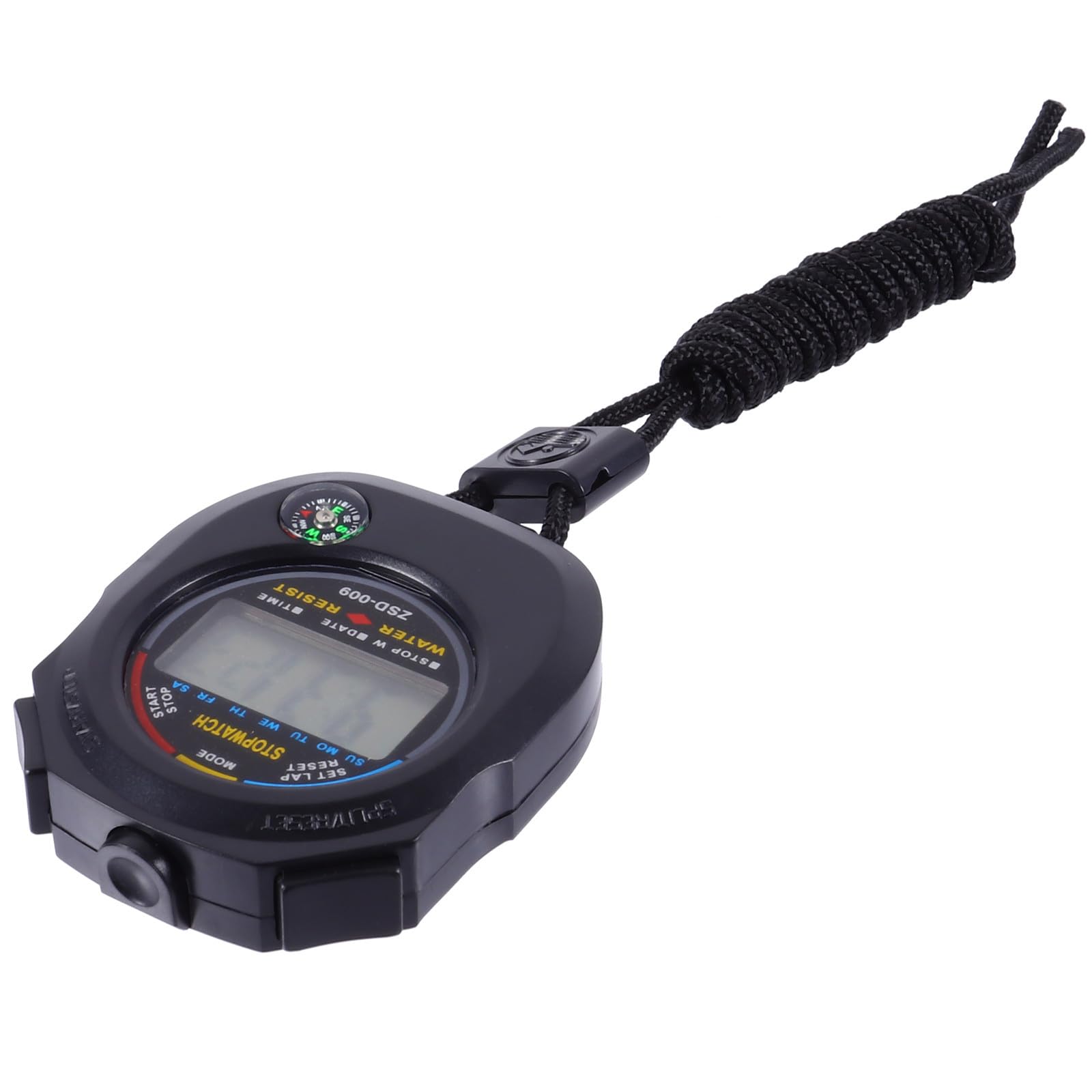 Portable Stopwatch for Game, Electronic Match Timer, ABS Black