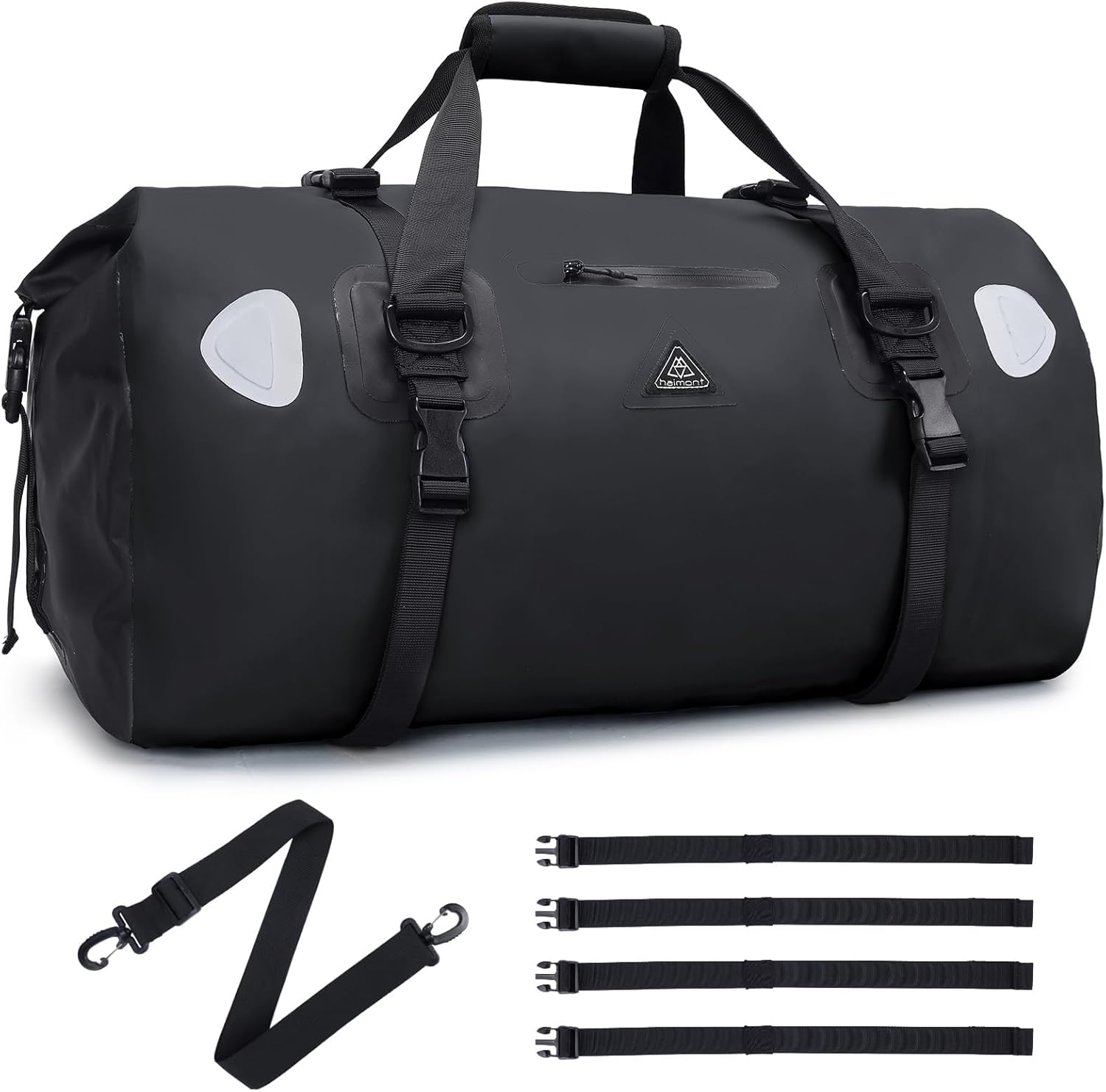 Haimont Waterproof Duffel Bag Roll-top Dry Duffel Bag with Quick-fixed Straps for Motorcycling, Rafting, Boating, SUP, Kayaking, Travel, 50L/70L Haimont Waterproof Duffel Bag Roll-top Dry Duffel Bag with Quick-fixed Straps for Motorcycling, Rafting, Boating, SUP, Kayaking, Travel, 50L/70L