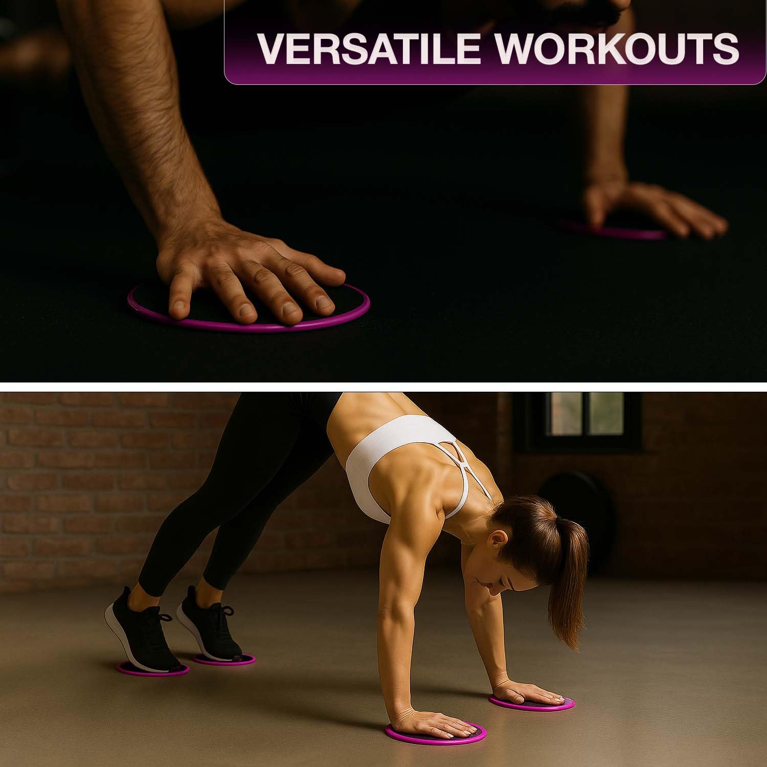 Xn8 Exercise Core Sliders Dual-Sided Gliding Discs for Abdominal & Full Body Workouts, Home Gym & Pilates - Image 6