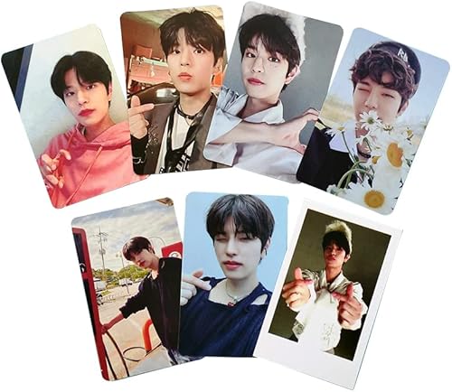 7 tarjetas fotográficas para niños callejeros, colección MAXIDENT, tarjetas Lomo en HAN Seungmin Felix Bangchan K-pop para niños (costura min-7