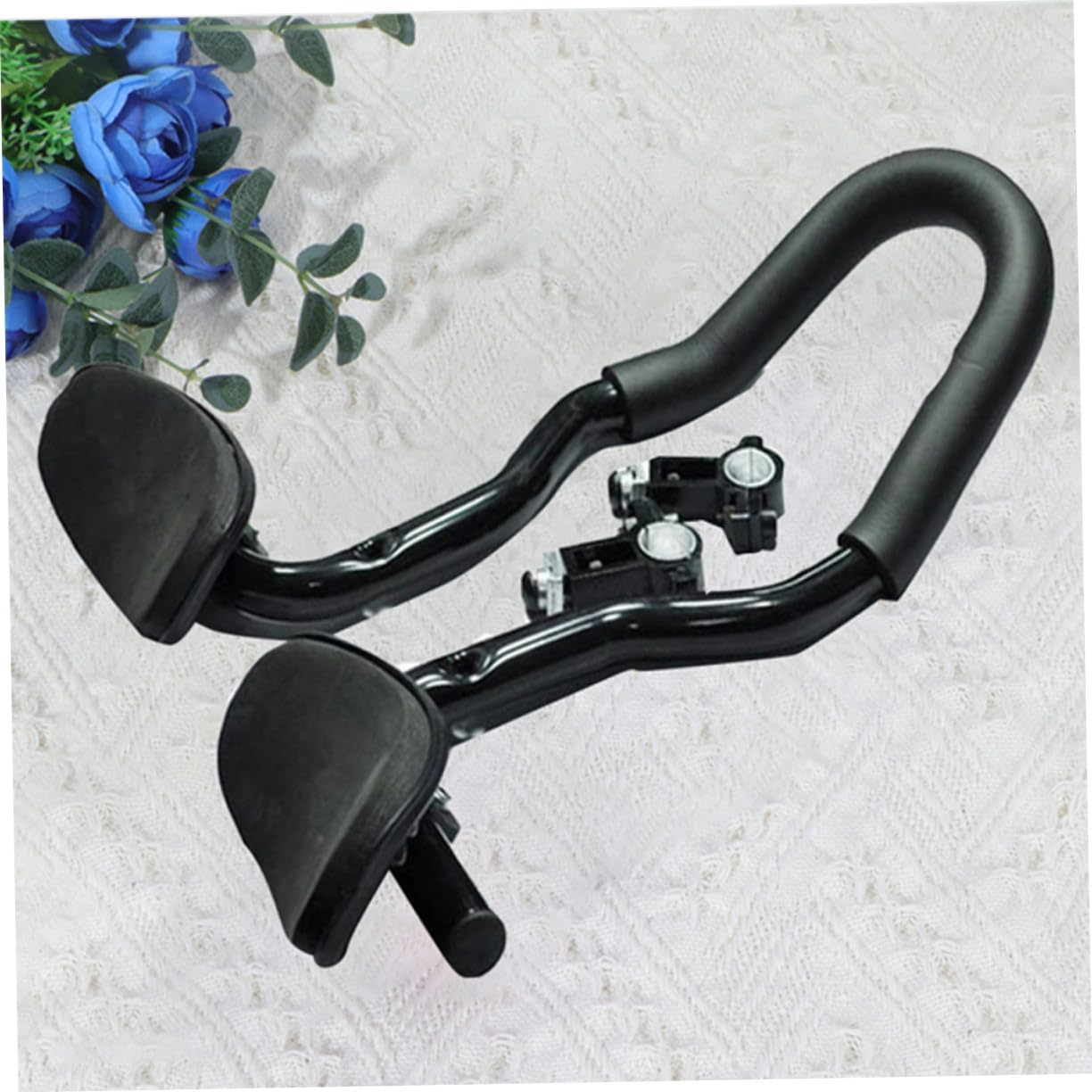 Cabilock Manubrio Aero Integrato in Lega di Alluminio Nero per Bici