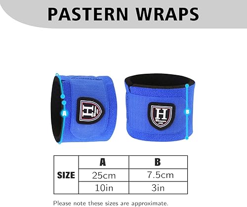 Vista 31 de Harrison Howard Envolturas de pastern para caballo vendidas en pares de estrellas