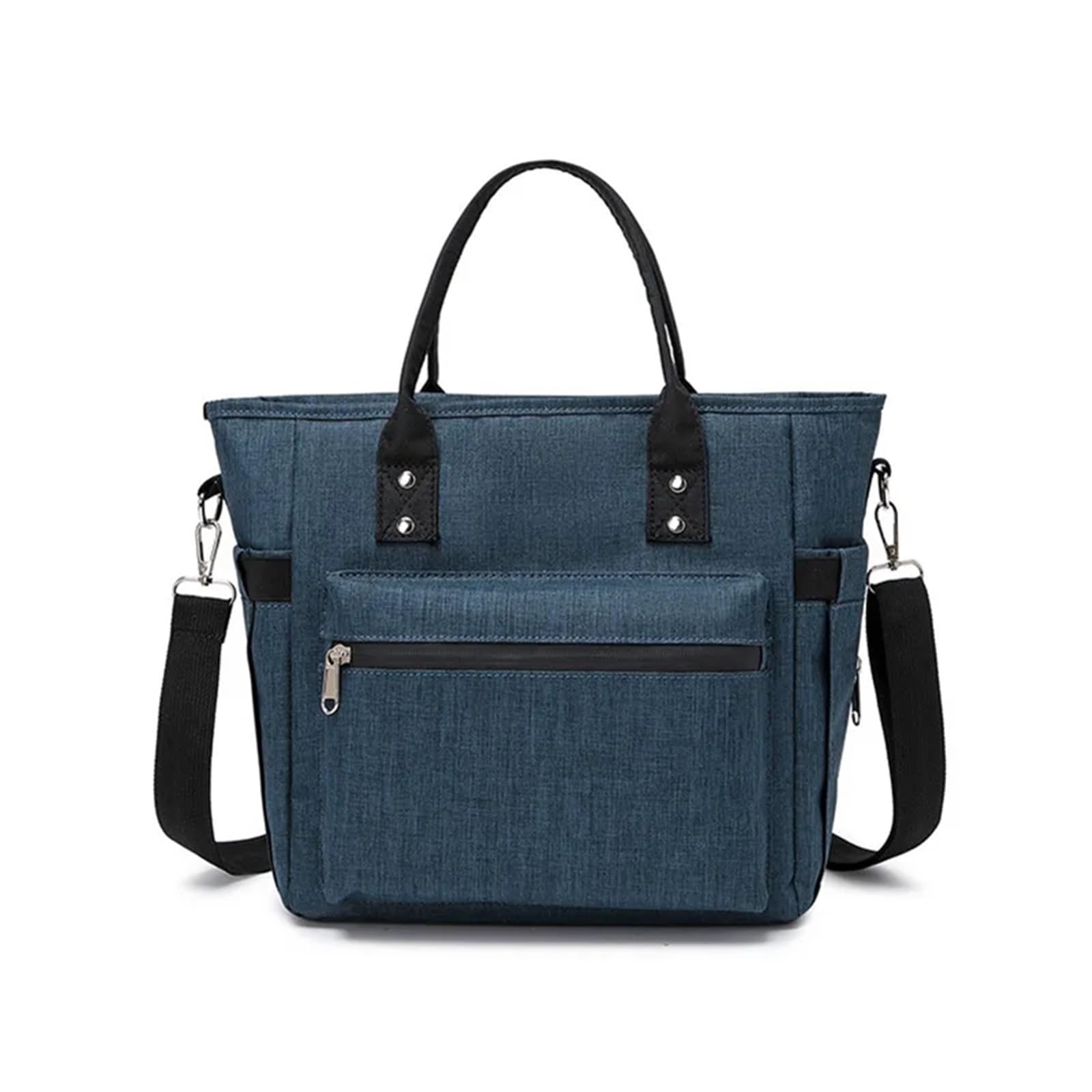 Isolierte, tragbare Crossbody-Lunchtasche, wasserdichtes Oxford-Gewebe, Lebensmittel-Bento-Thermobehälter, Kühltasche Für Mittagessen, Strandpicknick(Blue)