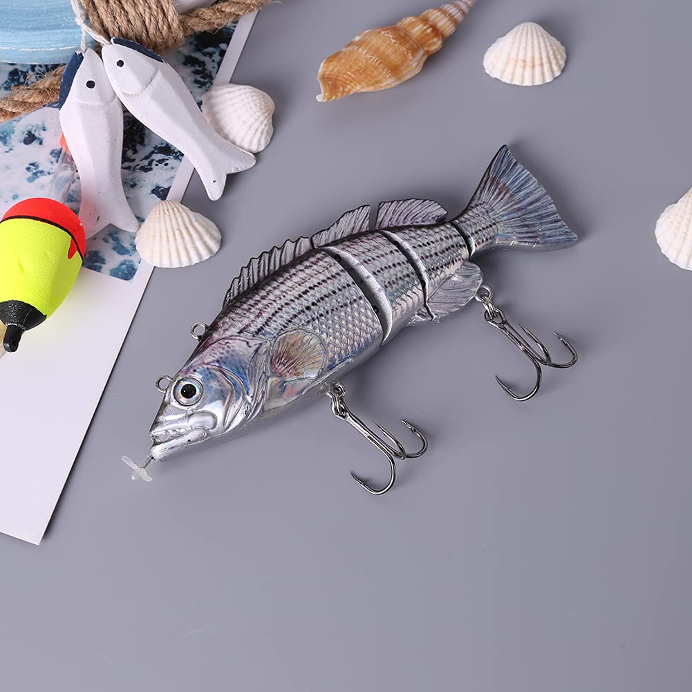 Cebo Artificial electrónico Inteligente, Wobbler, pez, natación automática, señuelo de Pesca robótico