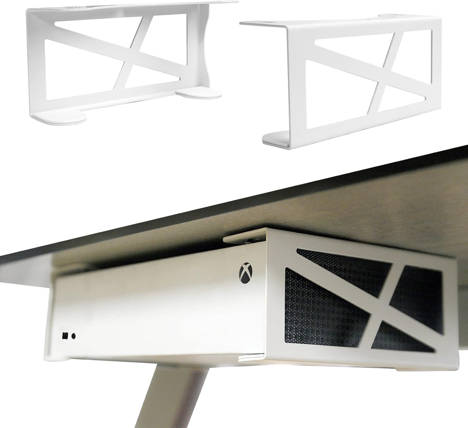 Under Desk Mount for Xbox Series S, Stealth Mount Under Desk Holder
