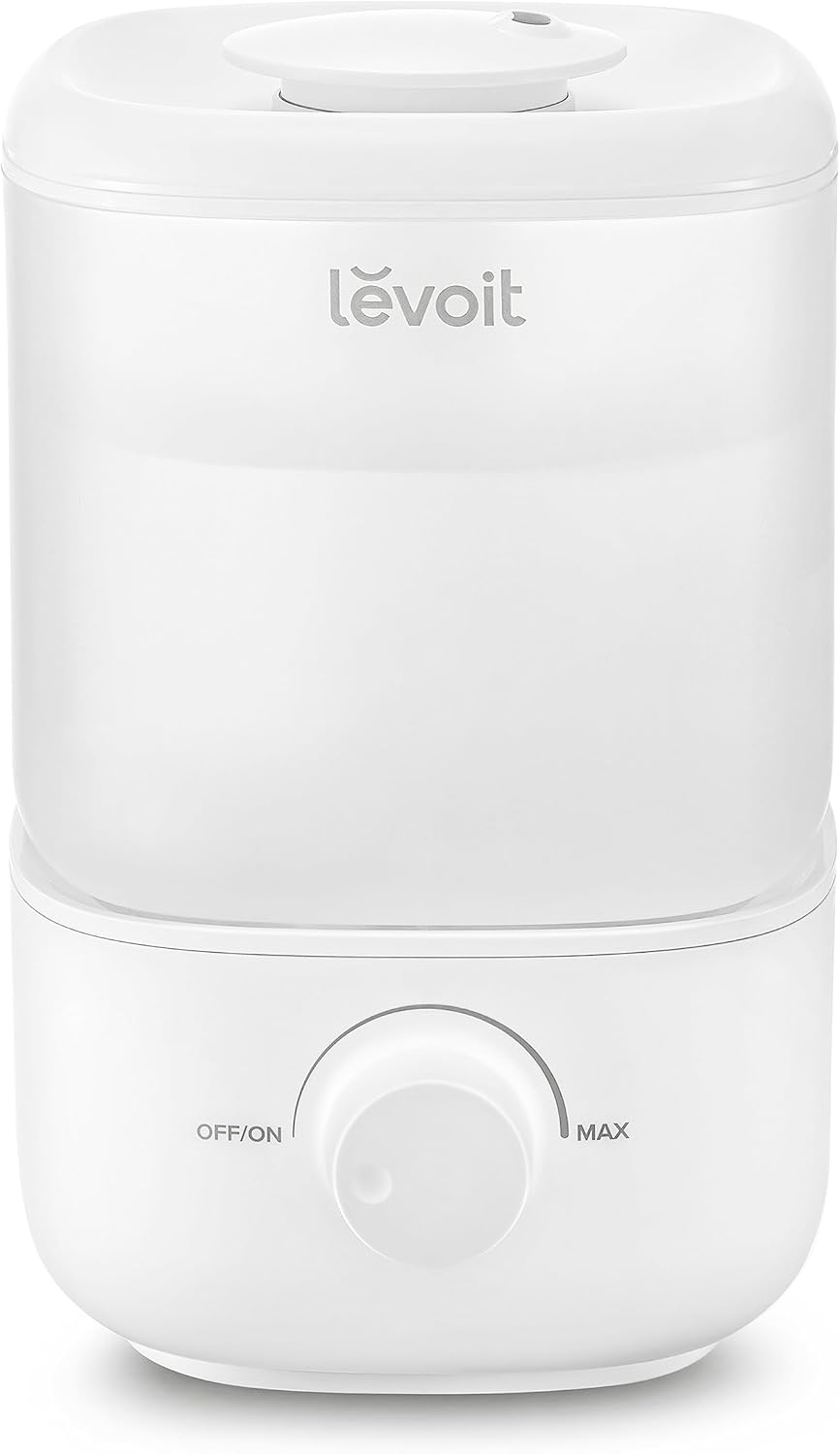 Review of LEVOIT Top Fill Humidifiers Large Tank, Safe, Quiet, Knob