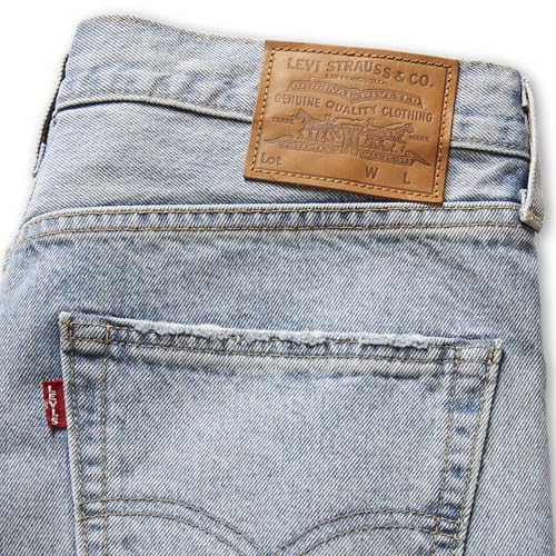 Levi's 568 Loose Straight Jeans for Men, Size 33, Light Indigo - Worn In