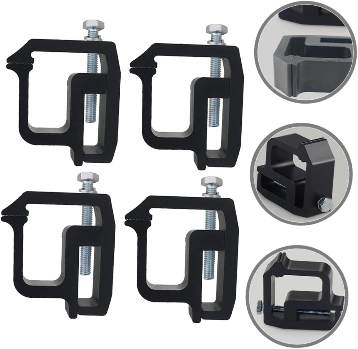 4pcs Truck Accessory Supply Mounting Clamps for Truck Cap Topper Easy Install