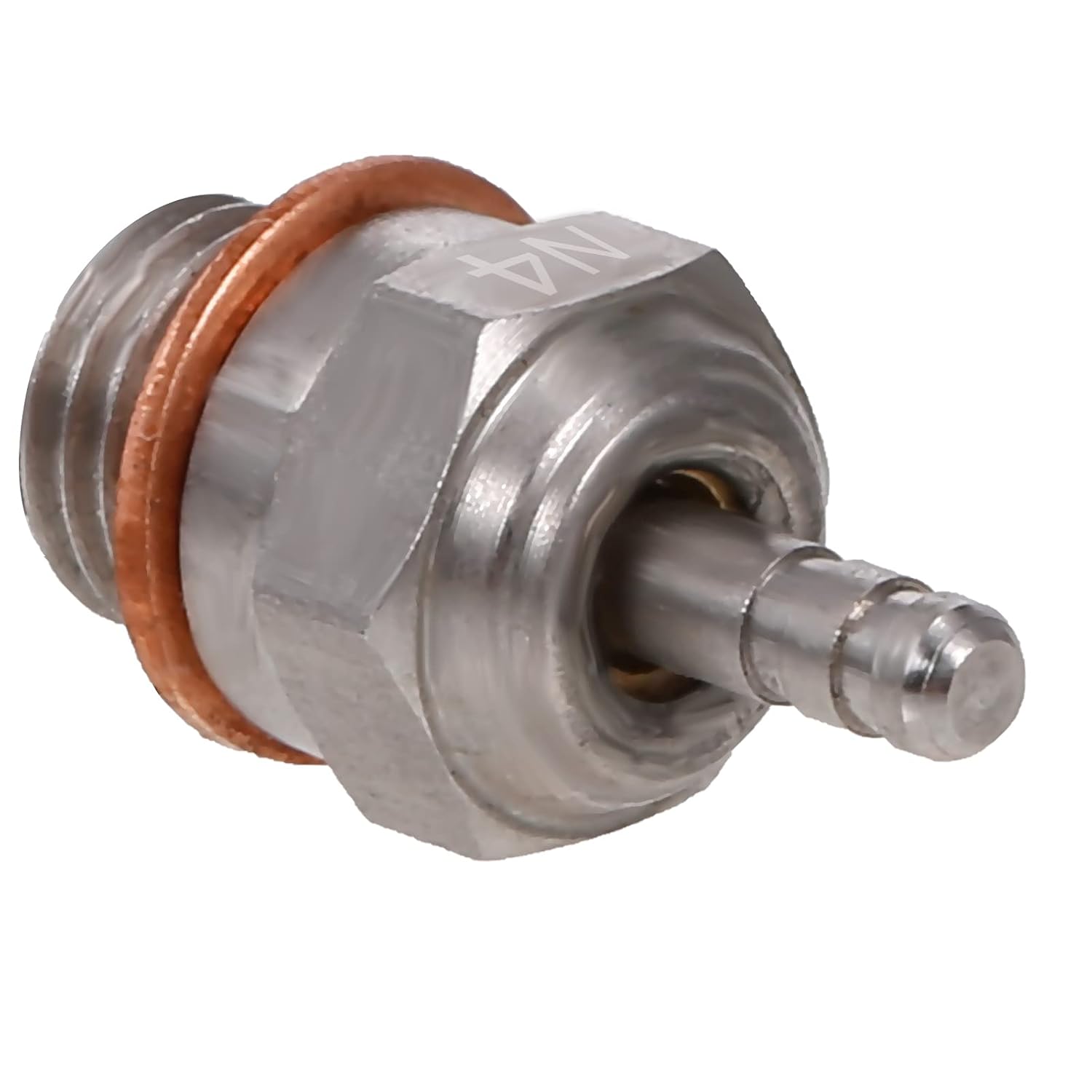 Wowobjects® 70117 N4 Steel Spark Glow Plug RC Engine Parts for Nitro