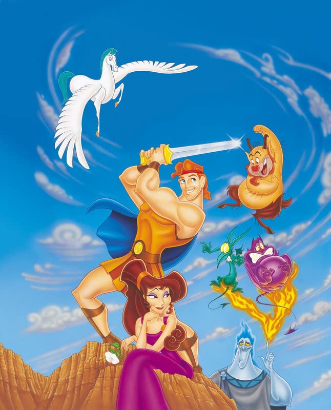 Hercules 3 J36045 MAXI Poster on Canva - Canvas material flat