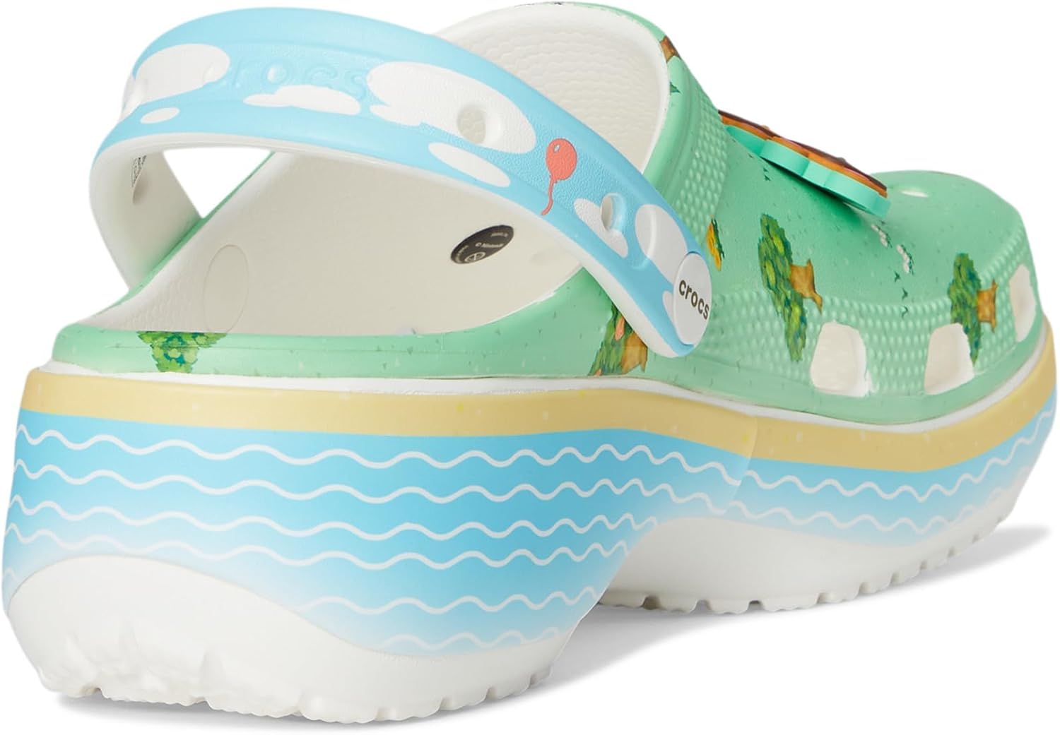 どうぶつの森 プラットフォーム クロッグ クロックス レディース 24cm 新品 どうぶつの森 プラットフォーム クロッグ crocs クロックス 24