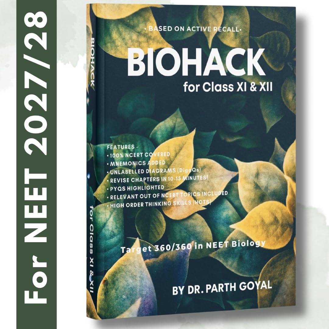 BIOHACK 6th Ed.: For NEET UG : Class XI & XII Biology (English) 1