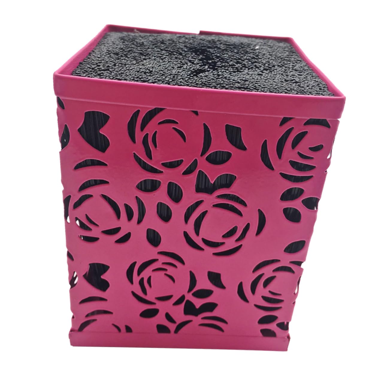 WOFASHPURET Hairdressing Tools Organizer Capacity Slot Scissors Holder for Combs Clips Scissors Stylish Rosy Design for Home Salon Use