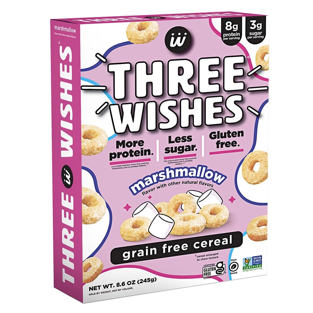 Three Wishes Cereal Marshmallow Gf 8.6 OZ