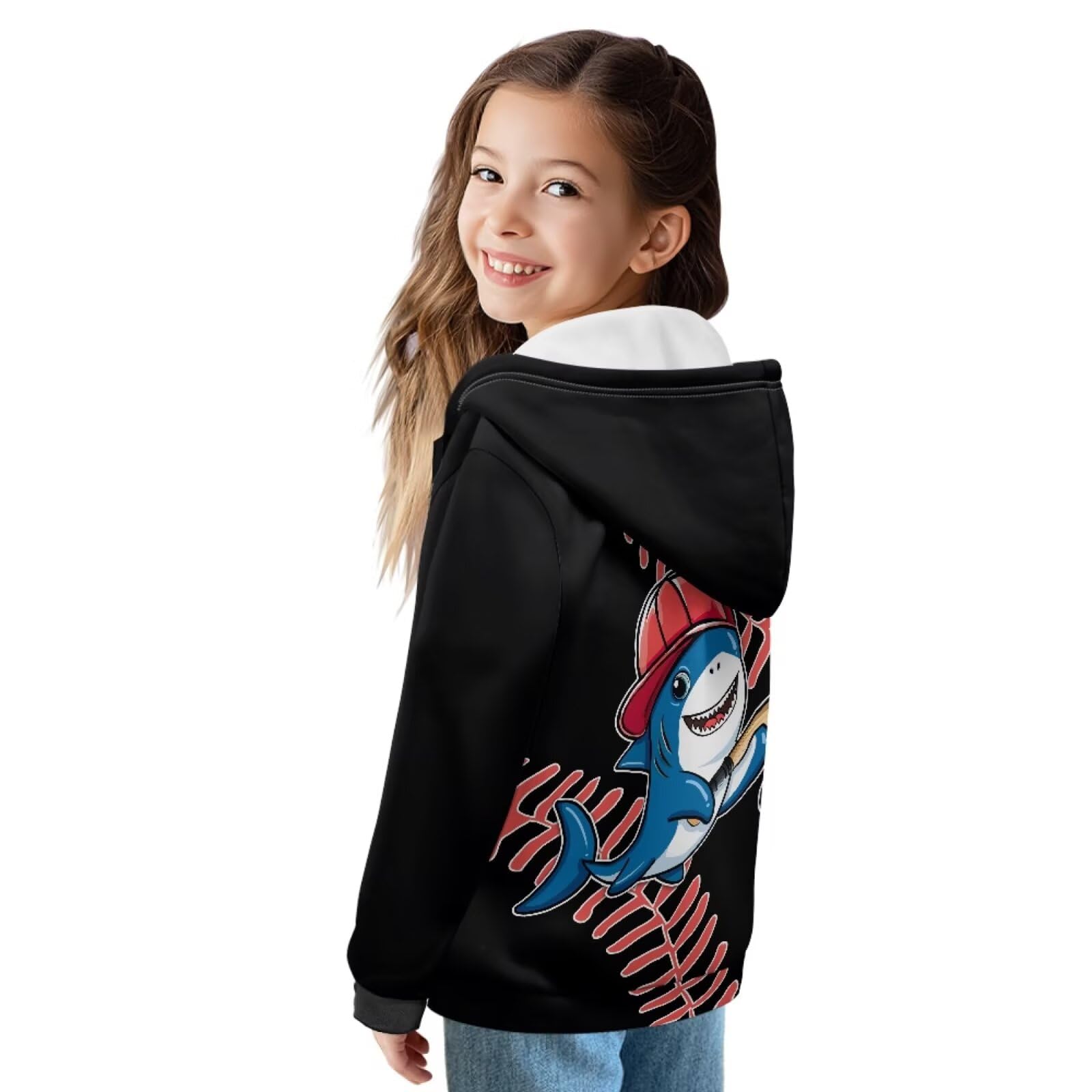 Sudadera de manga larga con cremallera frontal para niños, chaqueta de forro polar con bolsillos, ropa de otoño e invierno
