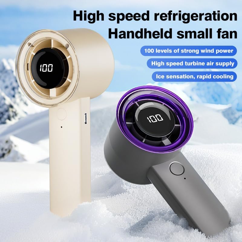 Image of SKYTONE Hand Fan Portable, Powerful Hand Fan Cute Design 5 Speed-13000 RPM, Lightweight-Compact & Lightweight - Ideal for Home, Office, Outdoor