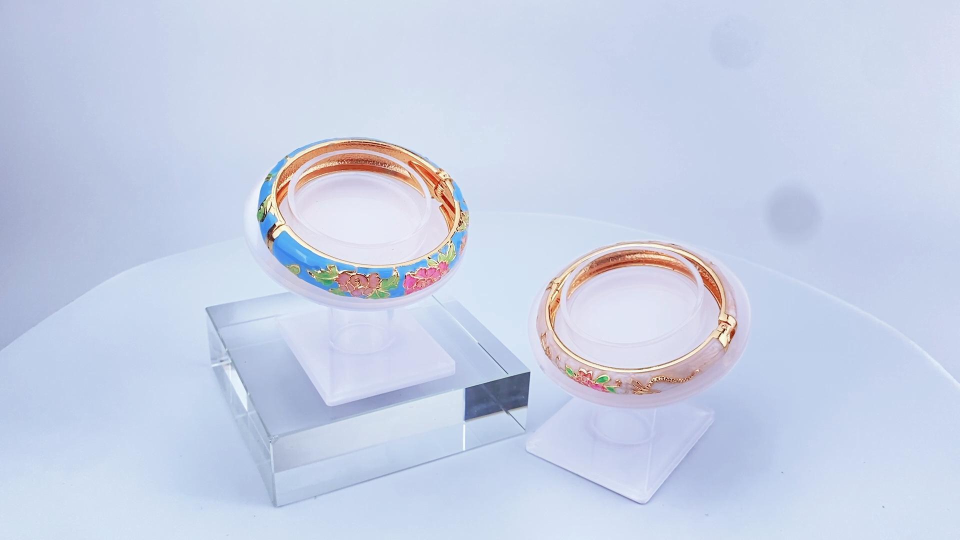Amazon.com: UJOY Cloisonne Bangles Gorgeous National Enameled