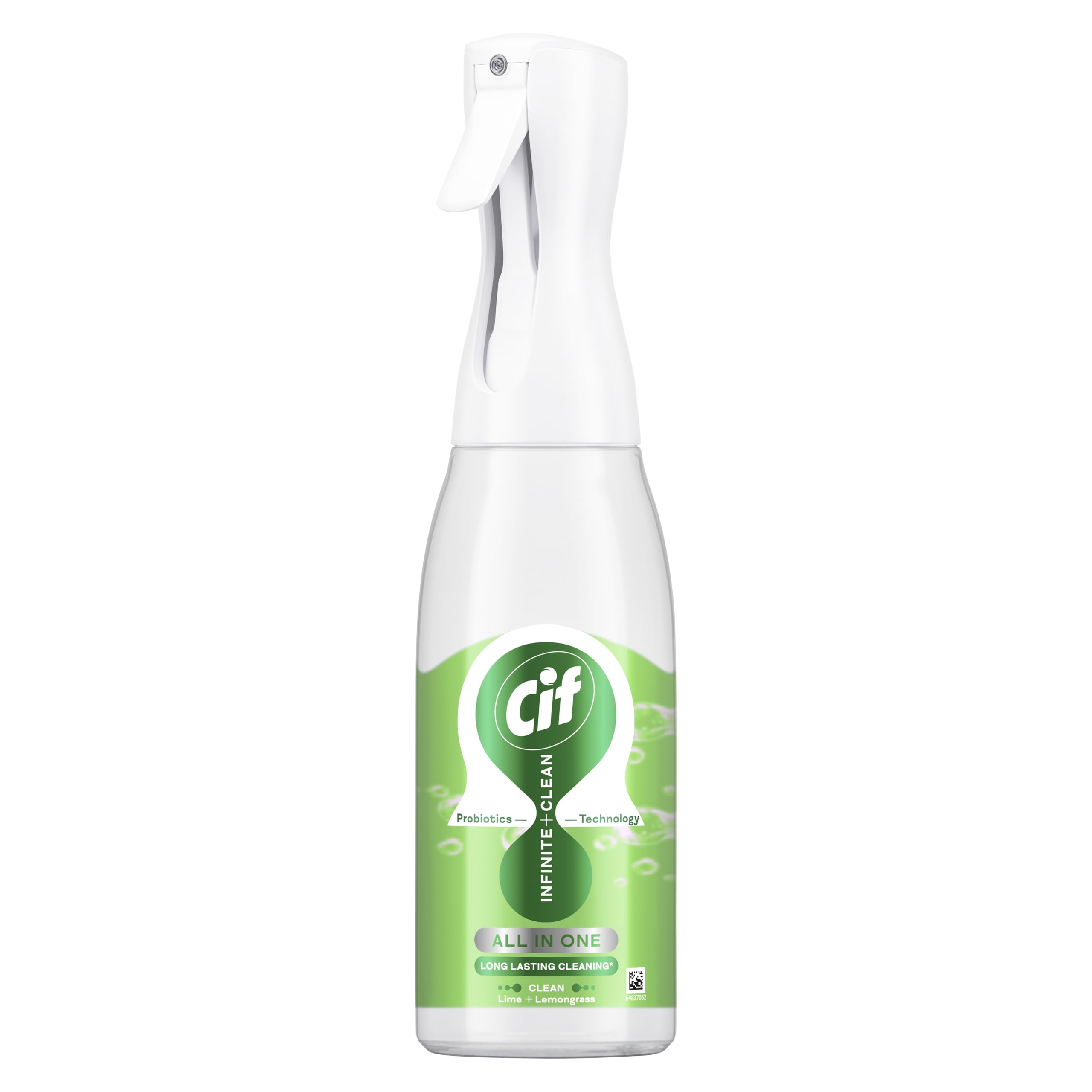Cif Infinite Clean Cleaner Spray, Lime Lemongrass 6 Pk Of 590Ml
