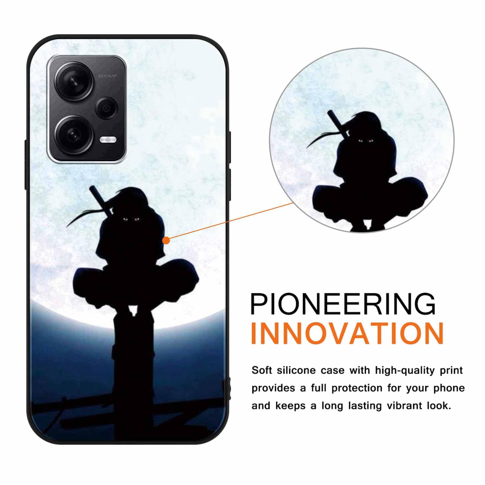 Huawei P30 Lite PBNDJVG 2 Pièces Coque Pour Samsung Galaxy S9 Plus 6.2 Pouce, Animé Kakashi Modèle Manga Dessin Case Motif TPU Housse Etui De Protection En Silicone Souple Noir Téléphone Cover