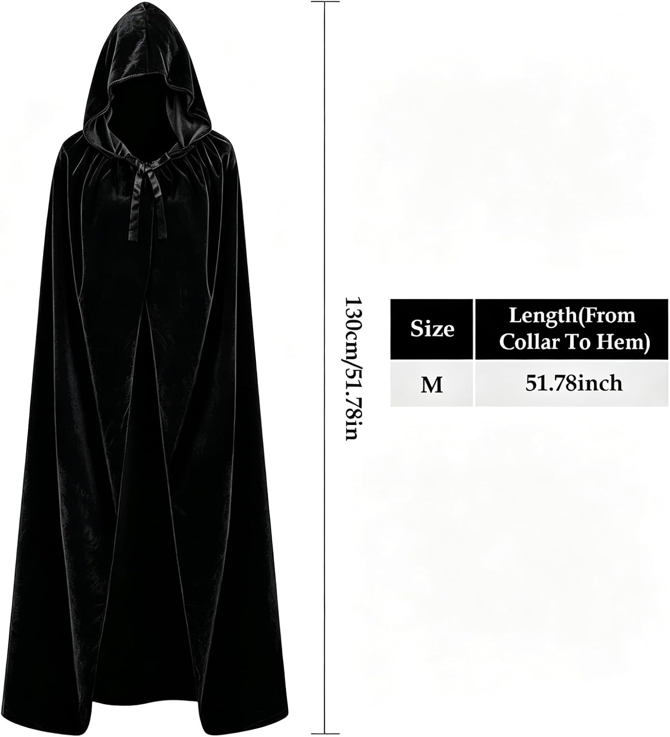 Women Hooded Cape Renaissance Medieval Cloak Halloween Cosplay Costume